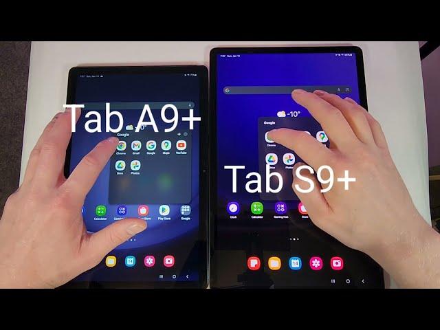 Samsung Tab A9+ Vs Samsung Tab S9 Speed Test Comparison