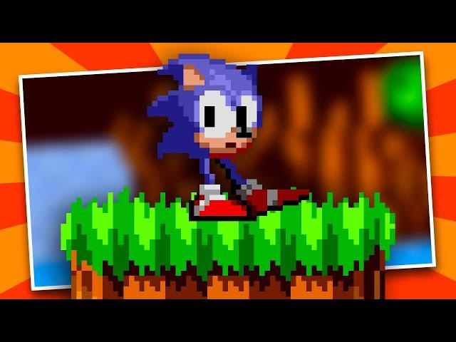 Sonic, but he's a head with legs - Hilarious Sonic Rom Hack