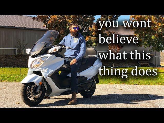 Suzuki Burgman 650 executive test Drive:srkcycles