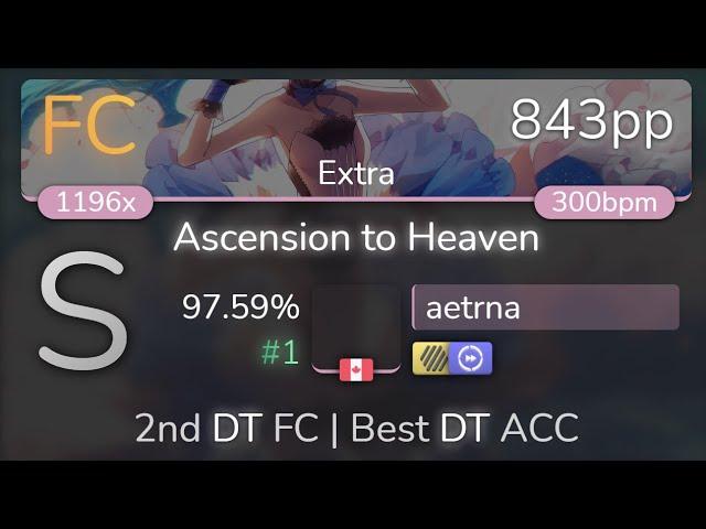 aetrna | xi - Ascension to Heaven [Extra] +HDDT 97.59% {#1 843pp FC} - osu!