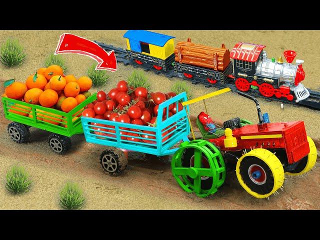 Top the most creatives science projects part P3 | DIY mini tractor trolley heavy truck | Fun Farm