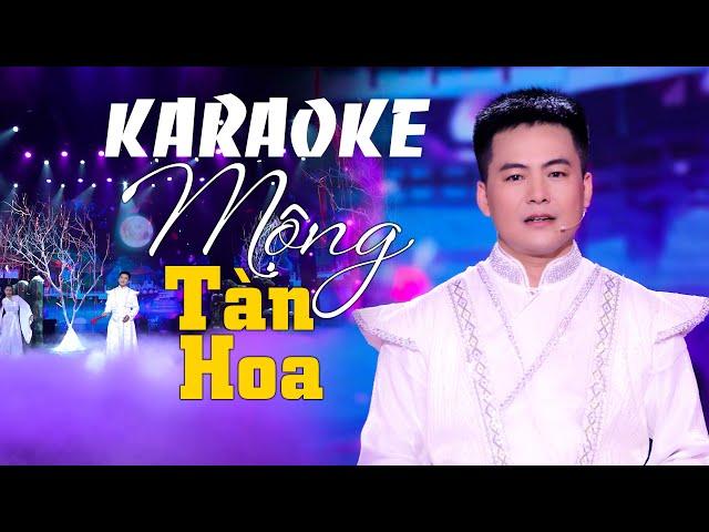 Karaoke Mộng Tàn Hoa - Tâm Cúc Cu | Nhạc Hoa Cover