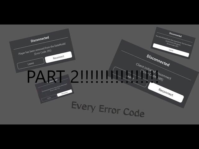 Every error code on roblox explained Part 2