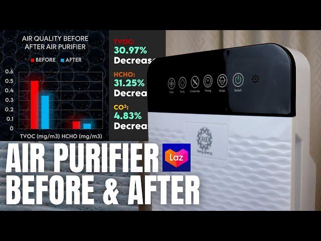 Is it effective?! BEST CHEAP Air Purifier Full Review and Air Quality Testing!!!!