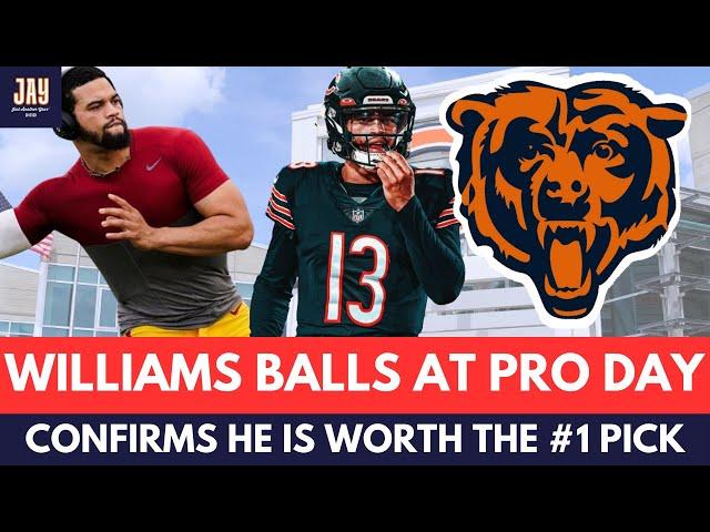 Caleb Williams IMPRESSES Bears, NFL at Pro Day. Highlights and more!