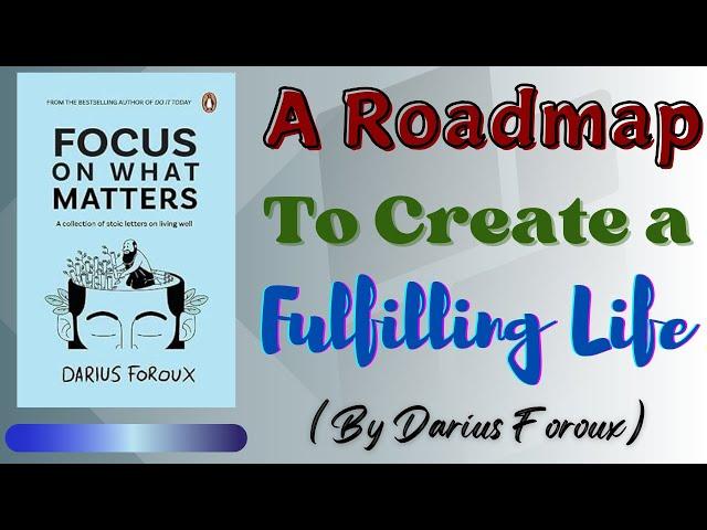 Focus on What Matters Book | Optimize Your Focus |