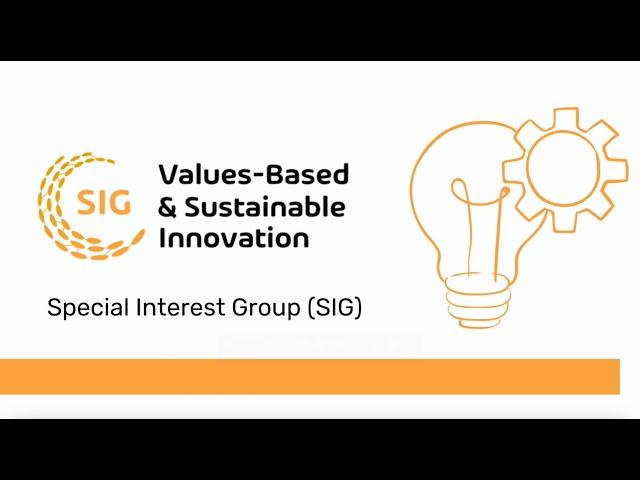 ISPIM Values-based & Sustainable Innovation SIG