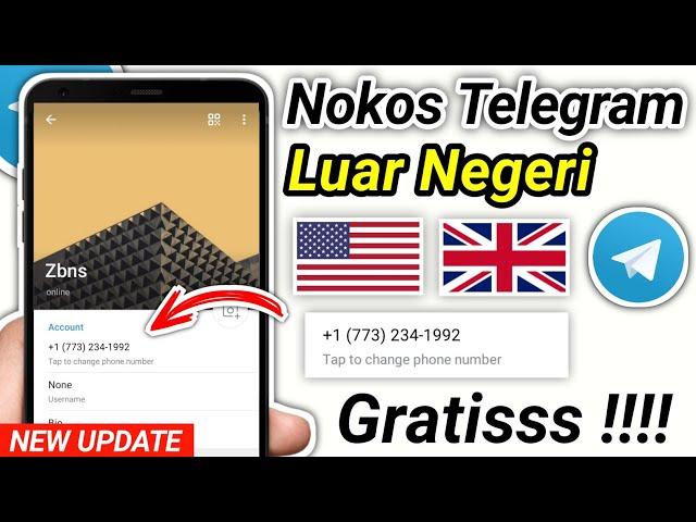 Cara Membuat Nokos Telegram Terbaru 2024 || Telegram nomor luar negeri 100% Work