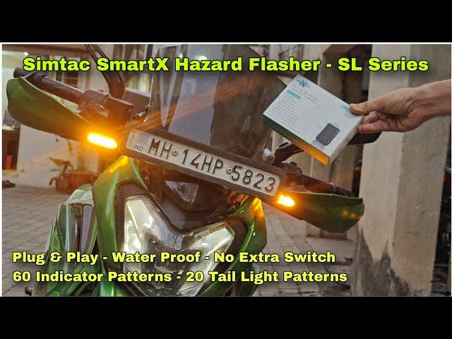 2019 Bajaj Dominar 400 Mods | Simtac Smart X Hazard Flasher, 40+20 Patterns | Waterproof | DNA VLOGS