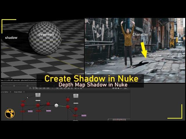 Nuke Tutorial - How To Create Shadow in Nuke | Creating a  Shadow in Nuke