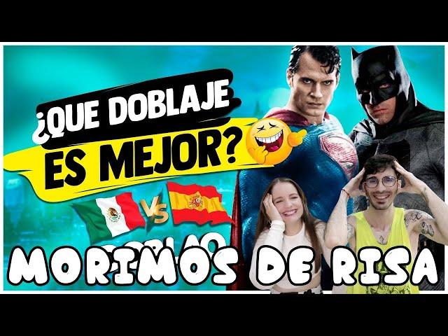 ESPAÑOLES REACCIONAN A DOBLAO/DOBLAJE LATINO VS ESPAÑOL/CUAL ES MEJOR?