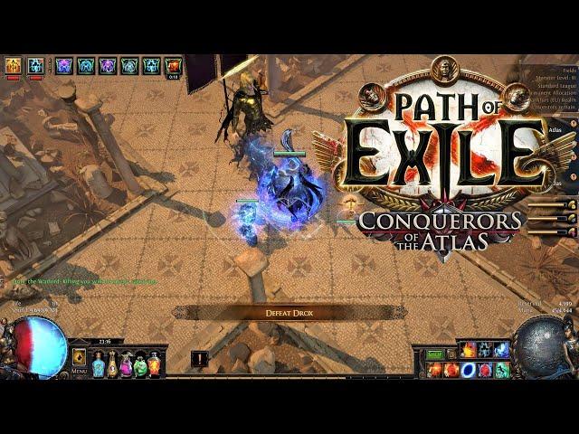 Path Of Exile [3.9] - T14 Conqueror (Drox The Warlord) Boss fight