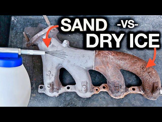 Dry Ice Cleaning versus Sand Blasting Car Parts: What's the Difference?