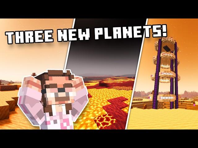 Visiting Planets as FAST as possible in Minecraft Create Mod!