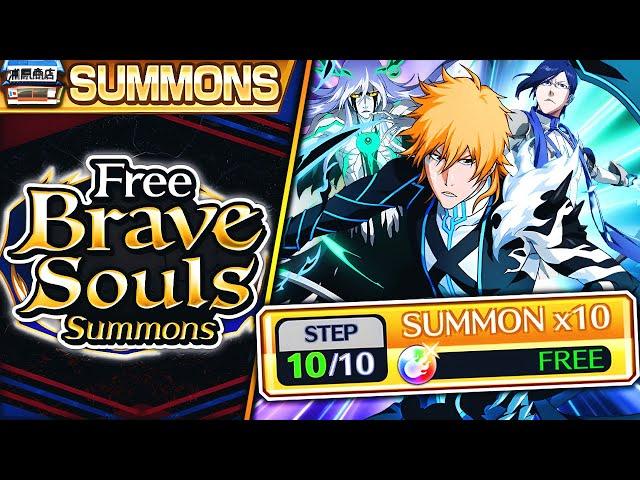 REDEMPTION! 90 MILLION DOWNLOADS FREE BRAVE SOULS SUMMONS RESULTS! Bleach: Brave Souls!