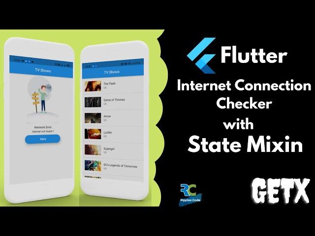 Internet Connection Checker with State Mixin in Flutter GetX || Flutter || GetX