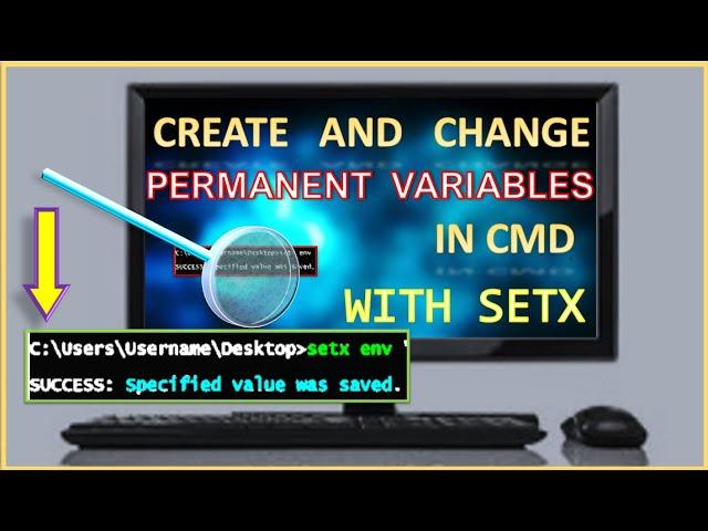 How to Create, Change & Delete any Environment Variable in CMD || SETX Command || Batch Script |️|