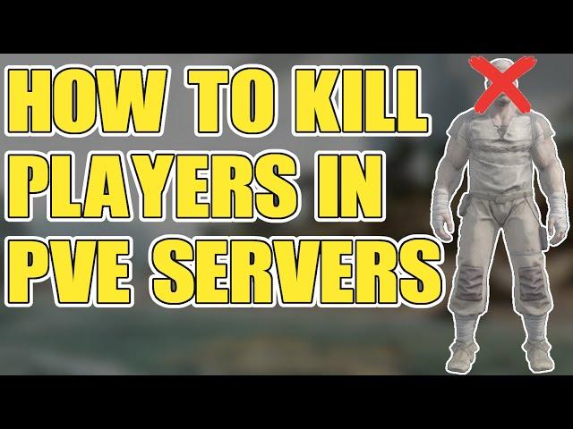 How To Kill Other Players in PvE Ark Survival Ascended