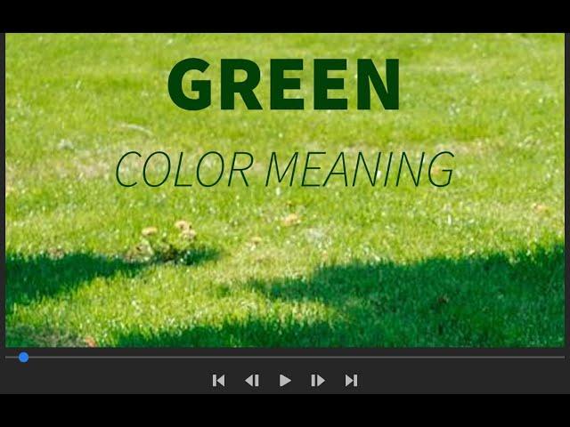 All About GREEN - Color Meaning & Artistic Expression of Green