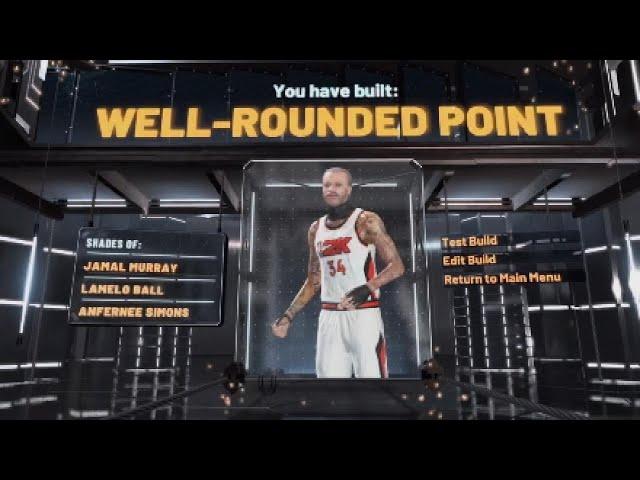 *NEW* BEST WELL-ROUNDED POINT BUILD IN NBA2K22 CURRENT GEN