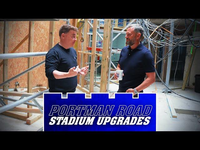 STADIUM UPGRADES WALK WITH MARK ASHTON