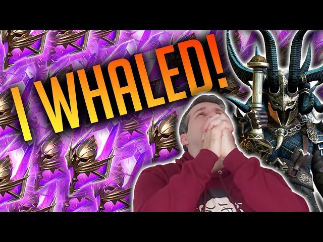 BEHAVING LIKE A WHALE! ALL IN FOR ACRIZIA! | Raid: Shadow Legends