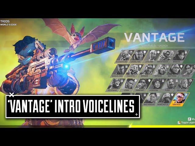 *ALL* Vantage Select Screen Intro Voicelines