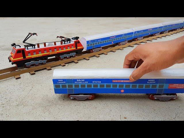 How To Make Train | How To Make TATA DANAPUR EXPRESS Train With Cardboard