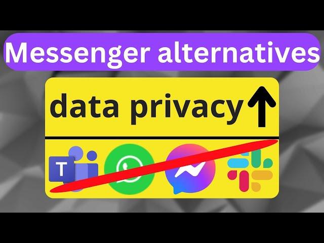 Away from Whatsapp and Messenger: alternatives for secure communication