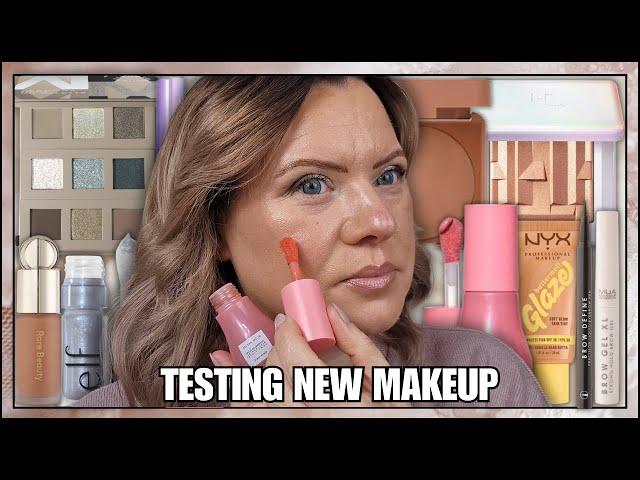 TESTING NEW MAKEUP FEBRUARY 2025 Rare Beauty, NYX, Glow Recipe, Primark, Sephora, Elf | Clare Walch