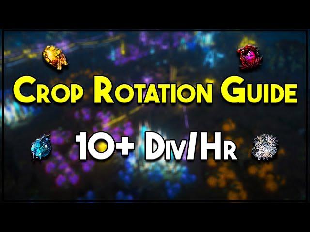 Make 10+ Divines/Hr Farming Harvest with Crop Rotation [PoE 3.25]