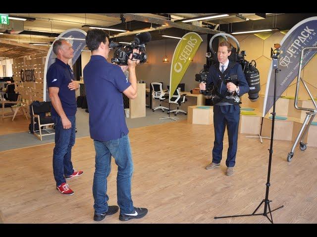 London's JB10 JetPack flight on ITV News with Martin Stew 2016.10.05