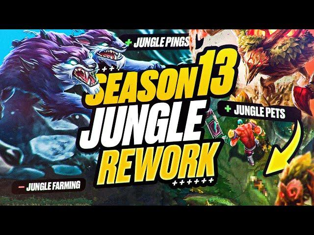 MASSIVE Season 13 JUNGLE Rework Revealed! (Everything You Need To Know About The Jungle Changes)