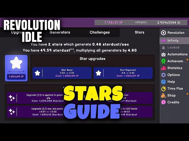 STARS GUIDE // REVOLUTION IDLE