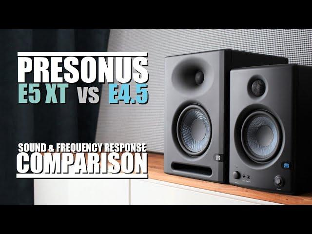 Is PreSonus Eris  E5 XT worth twice as much as smaller E4.5?? SOUND & RESPONSE COMPARISON