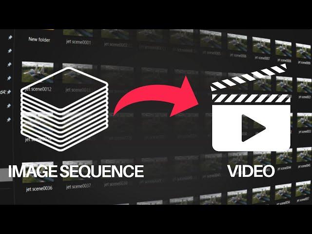 Turn Your Image Sequence Into a Video - Blender Quick Tip in Premiere Pro