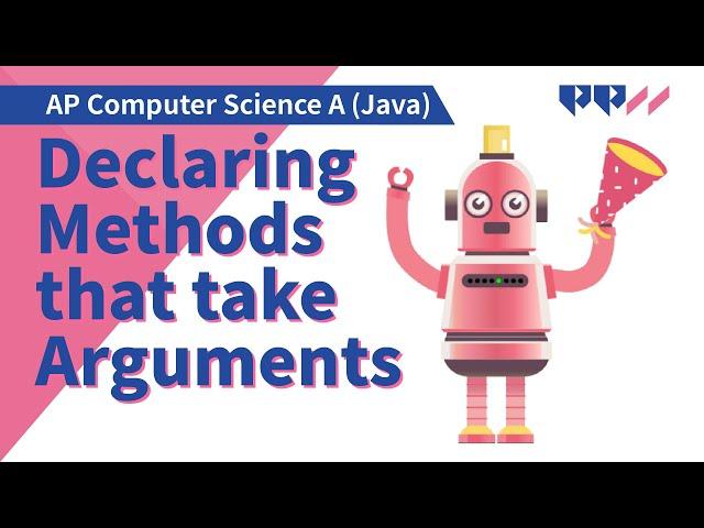 Java Fundamentals: Declaring Methods that take Arguments