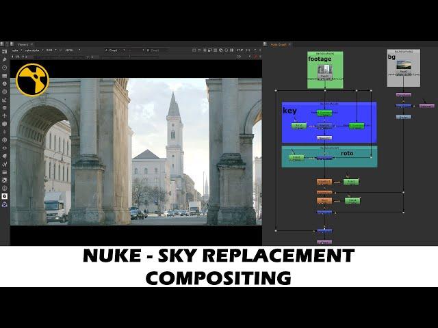 Nuke - Sky Replacement Compositing