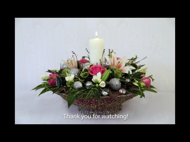 Christmas Flower Arranging with Chrissie Harten 1