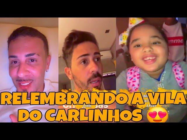  CARLINHOS RELEMBROU A ÉPOCA QUE GRAVAVA NA VILA COM A TURMA E SUA MÃE 