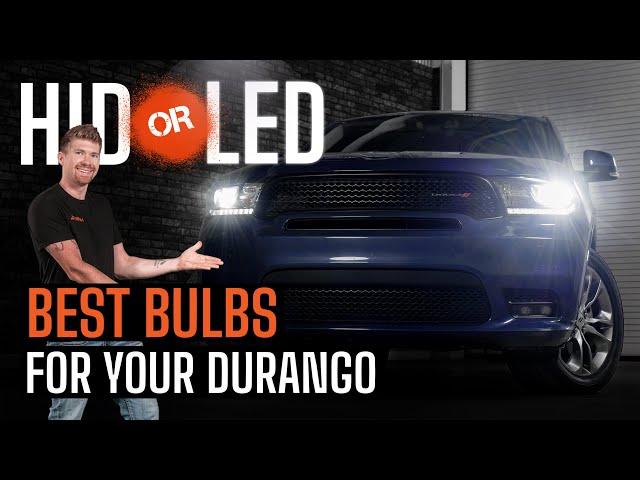 We compared HID VS LED and found the brightest headlight bulbs for your 16-20 Dodge Durango!