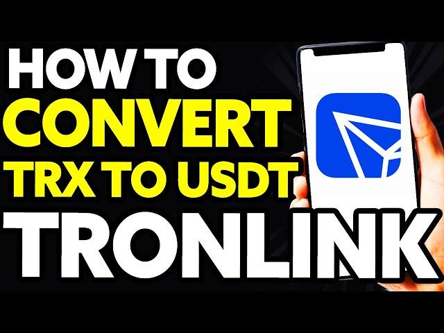 How To Convert TRX (TRON) to USDT (TETHER) in Tronlink [EASY!]