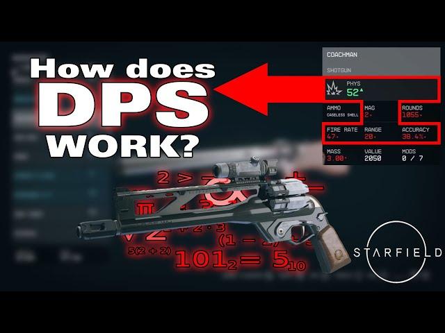 DPS and Damage are Weird?! | Weapon DMG EXPLAINED! | STARFIELD Range and Melee Guide