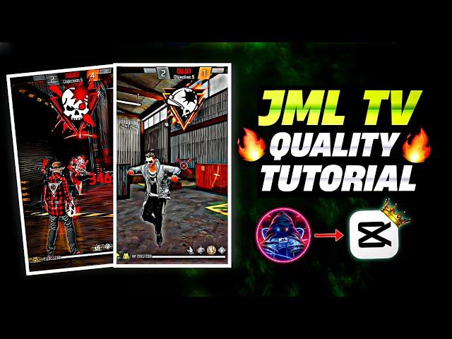 JML TV Quality Tutorial in Capcut// Lone Wolf Mode Quality Tutorial