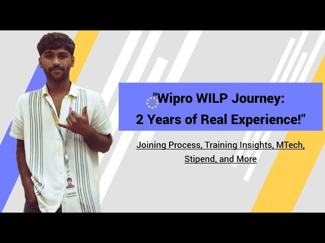 "My 2-Year Wipro WILP Journey: PostgreSQL DBA, Training, MTech, and Salary Breakdown"