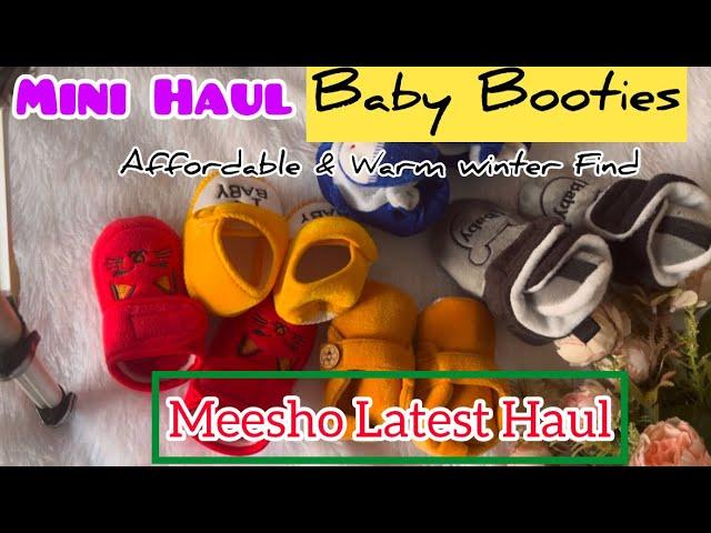 Baby warm booties| Baby Winter Booties| Baby Find| Meesho winter Haul| Baby Wear | Meesho