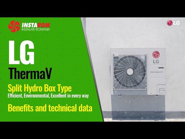 LG Therma V | Air to Water Heat Pump (AWHP) Split Hydro Box Type R32