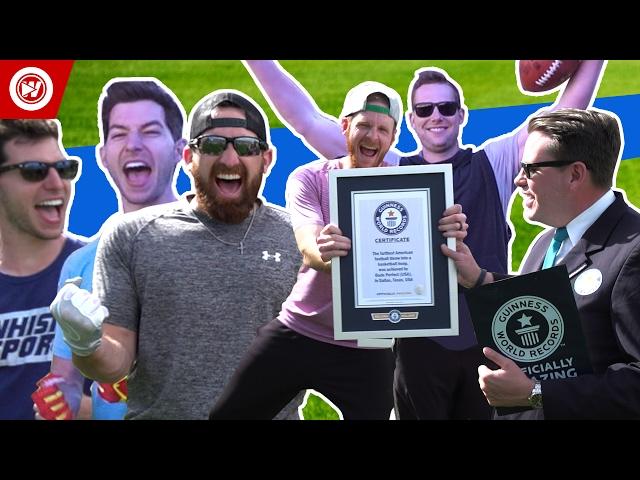 Dude Perfect Football World Record Edition | Bonus Video