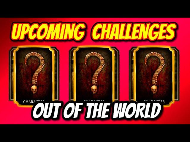 MK Mobile. Upcoming Challenge Characters Revealed. Next Challenges Are Out of The World