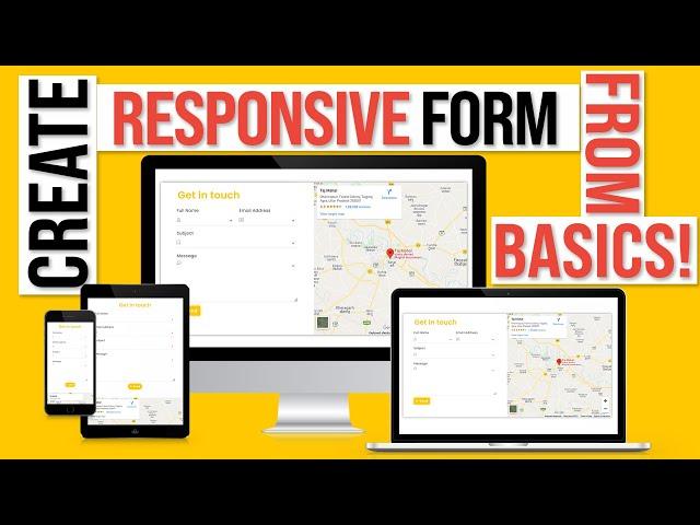 Contact Form 7 Creation and Customization From Scratch | Responsive Design.